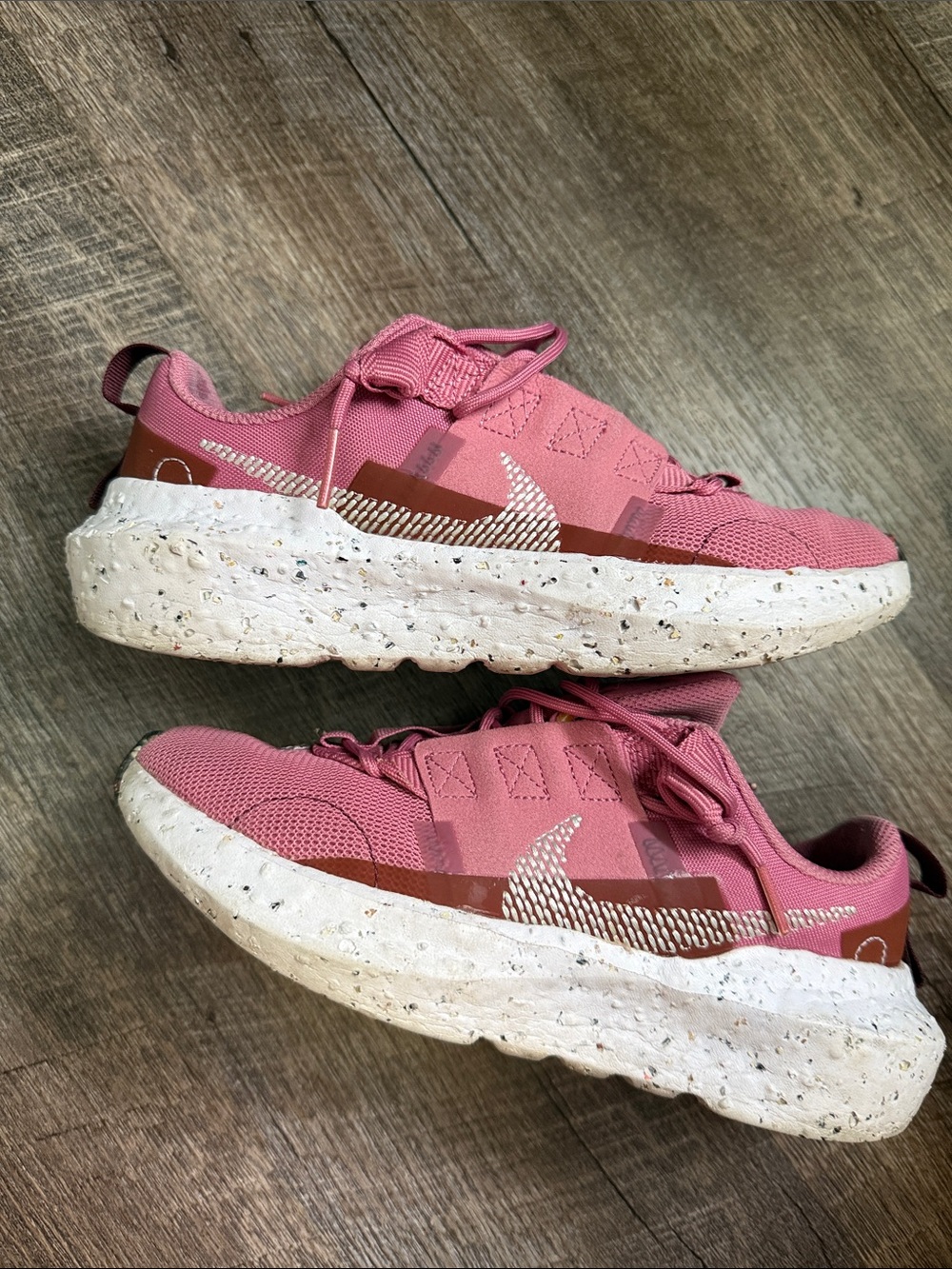 Nike Pink and White Women’s Casual Sneakers